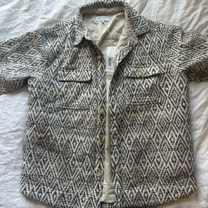 AG Nolan jacket blue chevron